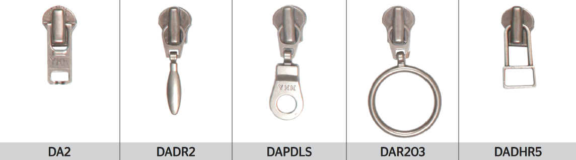 Zipway Metal Pullers μεταλλικοί οδηγοί φερμουάρ