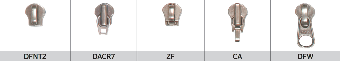 Zipway Metal Pullers μεταλλικοί οδηγοί φερμουάρ