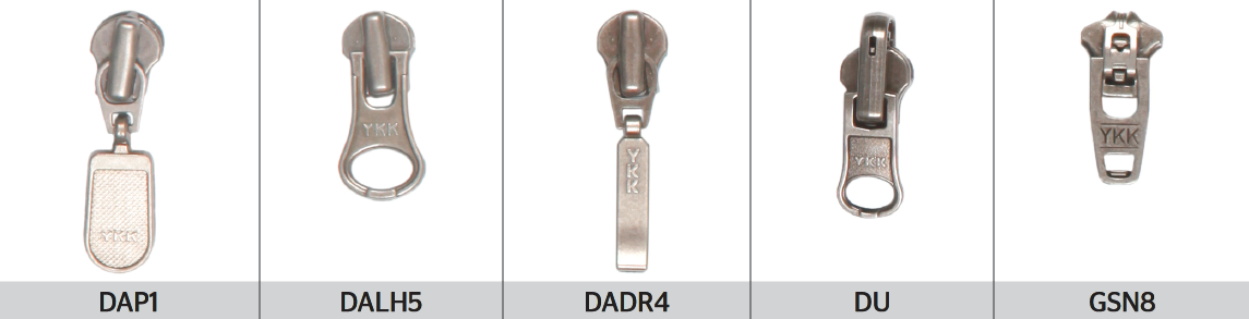 Zipway Metal Pullers μεταλλικοί οδηγοί φερμουάρ