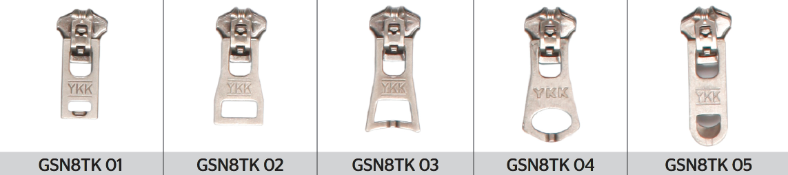 Zipway Metal Pullers μεταλλικοί οδηγοί φερμουάρ