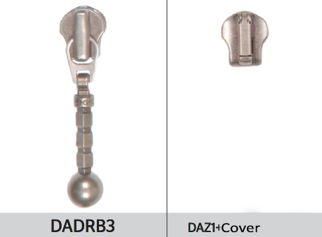 Zipway Metal Pullers μεταλλικοί οδηγοί φερμουάρ